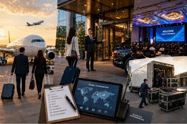 Convention venue and logistics coordination